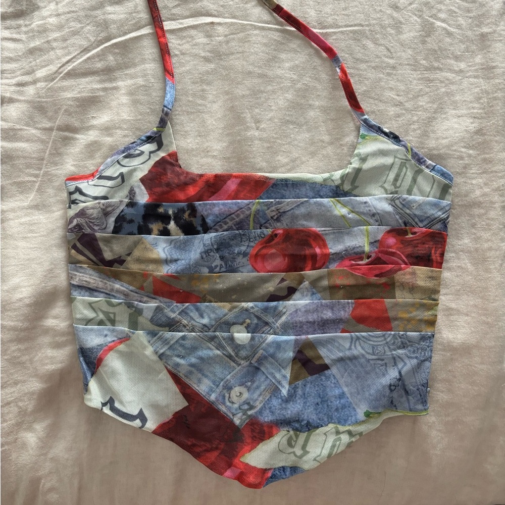 I AM GIA Lucia Corset Halter Top
